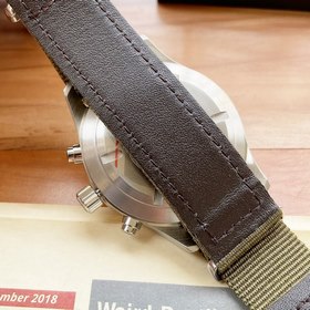 IWC Нейлоновый ремешок, механизм с автоподзаводом, диаметр 43 мм 