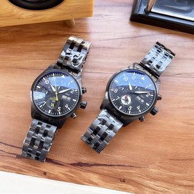 IWC Pilots Watch, 43*13 мм Многофункциональный дизайн, престижный