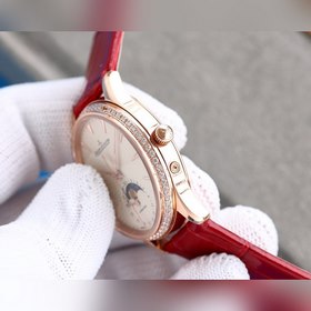 Серия Jaeger-LeCoultre Master Moonphase. Диаметр корпуса 34 мм x 