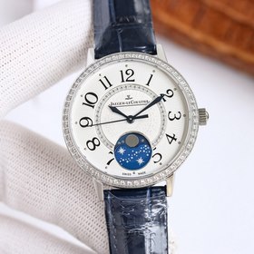 Серия Jaeger-LeCoultre Moonphase： белый модель： 357843J, розовое 