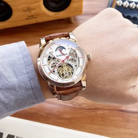 Jaeger-LeCoultre Элитные мужские часы с впечатляющим ажурным диз