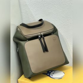 Рюкзак Loewe, зеленый с абрикосовым, модель： 10268 Специальный ст