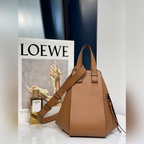 Hammock bag от Loewe, мешочек-гамак, однотонный, землисто-желтый