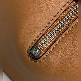 Hammock bag от Loewe, мешочек-гамак, однотонный, землисто-желтый 
