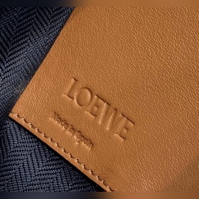 Hammock bag от Loewe, мешочек-гамак, однотонный, землисто-желтый 