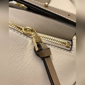 Hammock bag от Loewe, коричневый/белый, гладкая текстура Изготовл