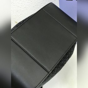 Hammock bag от Loewe, черный с вышивкой Изготовлена из парусины и