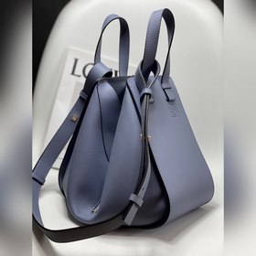 Loewe гамак Сумка Atlantic Blue Вместительная сумка с переменной