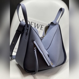 Loewe гамак Сумка Atlantic Blue Вместительная сумка с переменной