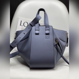 Loewe гамак Сумка Atlantic Blue Вместительная сумка с переменной