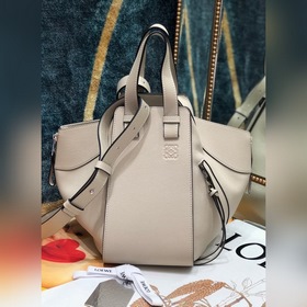 Loewe гамак Бежевая сумка с контрастными цветами Вместительная с