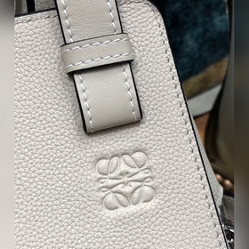 Loewe гамак Бежевая сумка с контрастными цветами Вместительная с