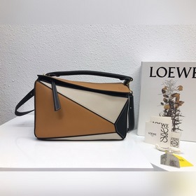 Luoyiwei Puzzle Геометрический дизайн сумка через плечо, светло-ж