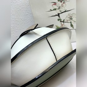 Сумка Gate от Loewe, гладкая, мятно-зеленая/белая/абрикосовая Бан