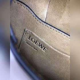 Сумка Gate от Loewe, гладкая, мятно-зеленая/белая/абрикосовая Бан