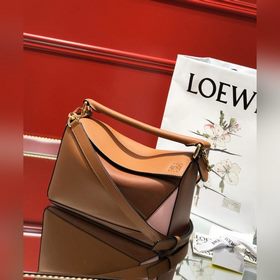 Loewe Puzzle коричневый Сумка через плечо Большой объем, идеальн