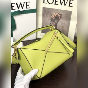 Loewe Puzzle, зеленый лимон/ванильный желтый Сумка через плечо Б