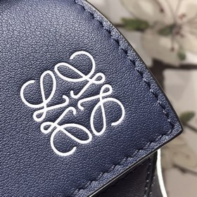 Loewe Puzzle темно-синяя Сумка через плечо Большой объем, идеаль