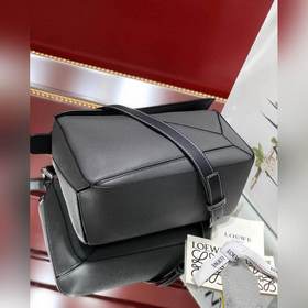 Loewe Puzzle, лимонно-желтый с текстурой личи Сумка через плечо 