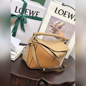 Сумка через плечо PUZZLE от Loewe, цвет шампань Большой объем, ид