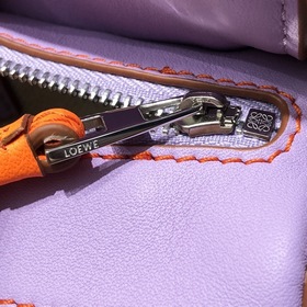 MINI PUZZLE сумка с геометрическим дизайном от Loewe, кораллово-о