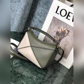 MINI PUZZLE сумка с геометрическим дизайном от Loewe, военно-зеле