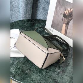 MINI PUZZLE сумка с геометрическим дизайном от Loewe, военно-зеле