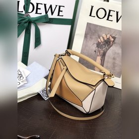 MINI PUZZLE сумка с геометрическим дизайном от Loewe, кирпично-кр