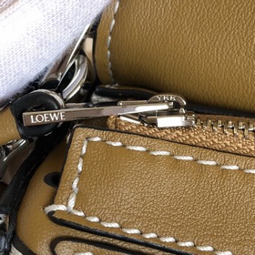 MINI PUZZLE сумка с геометрическим дизайном от Loewe, светло-кори