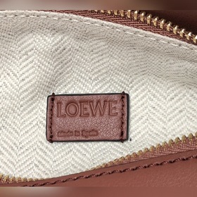 MINI PUZZLE сумка с геометрическим дизайном от Loewe, темно-фиоле