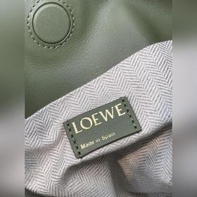 Loewe NEW IN сумочка Flamenco из гофрированной ткани Anagram и к
