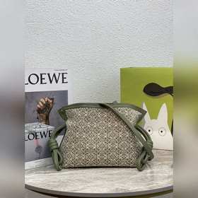 Loewe NEW IN Мини-сумка Flamenco из жаккардового полотна Anagram