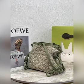 Loewe NEW IN Мини-сумка Flamenco из жаккардового полотна Anagram