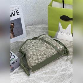 Loewe NEW IN Мини-сумка Flamenco из жаккардового полотна Anagram
