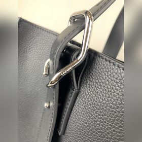 Сумка Loewe Buckle Tote Мужская сумка-тоут черного цвета Простор