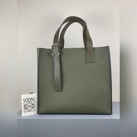Сумка Loewe Buckle Tote Мужская сумка-тоут военно-зеленого цвета