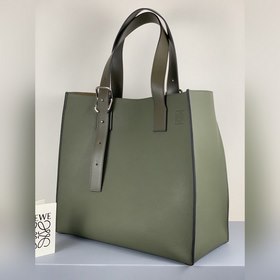 Сумка Loewe Buckle Tote Мужская сумка-тоут военно-зеленого цвета