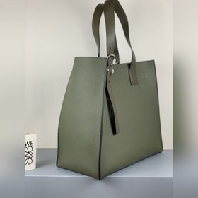 Сумка Loewe Buckle Tote Мужская сумка-тоут военно-зеленого цвета