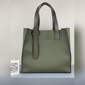 Сумка Loewe Buckle Tote Мужская сумка-тоут военно-зеленого цвета