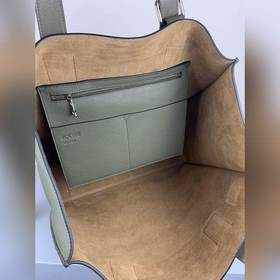 Сумка Loewe Buckle Tote Мужская сумка-тоут военно-зеленого цвета