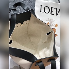Loewe гамак Темно-оранжевая сумка с черными деталями Вместительн