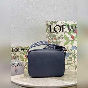 Luoyiwei Deep Blue Leather Messenger Bag Classic Messenger Bag Э