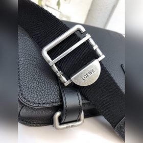 Military Bumbag Мужской поясной рюкзак, черный Изготовлен из мягк