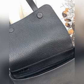 Military Bumbag Мужской поясной рюкзак, черный Изготовлен из мягк