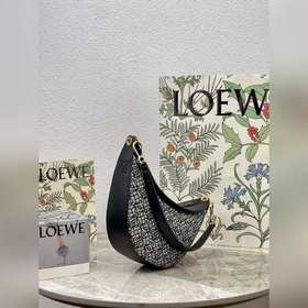 Сумка Luna серии Luna от Loewe, полукруглая сумка-хобо, модель： L