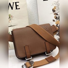 Military Bumbag Мужской поясной рюкзак, коричневый Изготовлен из