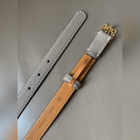 LOEWE Женский тонкий ремень из мягкой телячьей кожи с палиазой и 