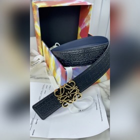 LOEWE Женский пояс Anagram из тисненной кожи гладкой кожи Ширина