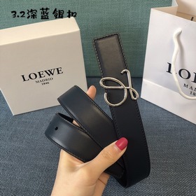 Женский ремень Loewe с точно выполненной пряжкой из итальянской к