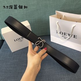 Женский ремень Loewe с точно выполненной пряжкой из итальянской к